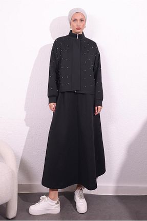 کت حجاب مشکی زنانه رگولار TRENDTESETTÜR - کد 864899209