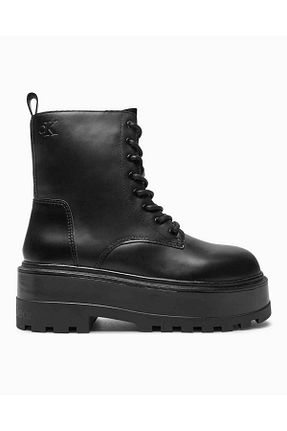 بوت / نیم بوت مشکی زنانه پاشنه پلتفرم Calvin Klein - کد 858147888