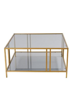 میز جلو مبلی طلائی فلزی DEKOPRATİK - کد 864910903