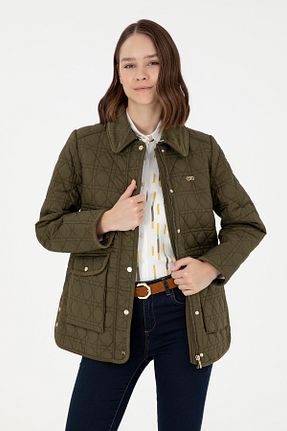 کاپشن خاکی زنانه بدون آستر U.S. Polo Assn. - کد 864906893
