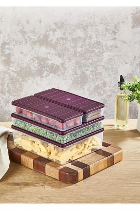 ظرف نگهداری طوسی پلاستیک SELKA HOME - کد 864933335