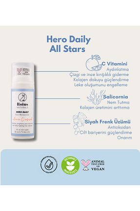 کرم صورت همه انواع پوست Roius Naturals - کد 43541539