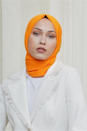 شال زرشکی زنانه پنبه پلی استر Loryan - کد 838469305