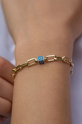 دستبند طلا طلائی زنانه 14 عیار Çgk Çiğdem Gürel Kuyumculuk - کد 864941979