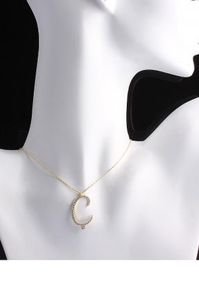 گردنبند نقره طلائی زنانه 925 عیار Omar - کد 170690153