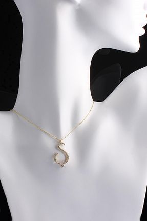 گردنبند نقره طلائی زنانه 925 عیار Omar - کد 170673993