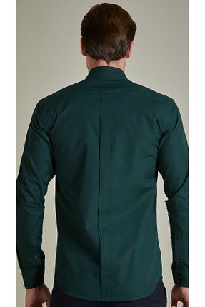 پیراهن سبز مردانه اسلیم فیت BENEZZO - کد 849603111