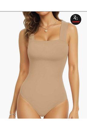 بادی بژ زنانه یقه مربعی Zagrep - کد 864960696