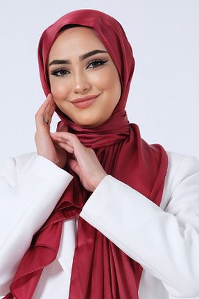شال زرشکی زنانه پلی استر HAREM SCARF - کد 849776300