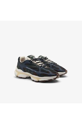 کفش اسنیکر طوسی مردانه بند دار Lacoste - کد 848193829