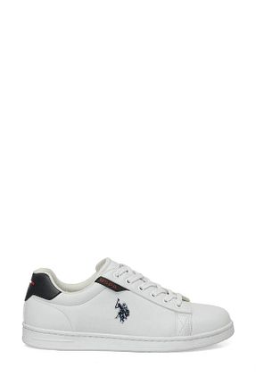 کفش اسنیکر سفید مردانه بند دار U.S. Polo Assn. - کد 845285062