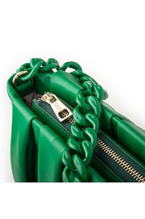 کیف دوشی سبز زنانه چرم مصنوعی Nas Bag - کد 815856625