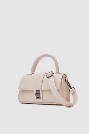 کیف دوشی بژ زنانه چرم مصنوعی Tandi Bags - کد 864984184