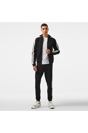 شلوار کرمگن مشکی مردانه اسلیم فیت Lacoste - کد 864991705