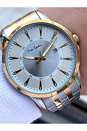 ساعت مچی طوسی مردانه 46 میلی متر Pierre Cardin - کد 865001647