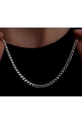 گردنبند نقره رنگی مردانه 925 عیار Tasarım - کد 864989107