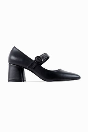 کفش پاشنه بلند کلاسیک مشکی زنانه پاشنه ضخیم LAL SHOES & BAGS - کد 865002250