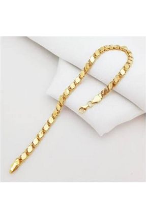 دستبند طلا زرد زنانه 14 عیار Özaydın - کد 864999421