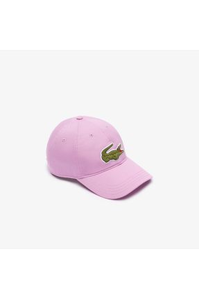 کلاه صورتی زنانه پنبه ای Lacoste - کد 829671706