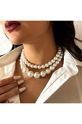 گردنبند جواهر زنانه روکش طلا Lucky Designs - کد 865009674