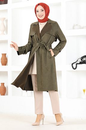کلاه و ابایا خاکی زنانه مخلوط پلی استر ModaMerve - کد 865011654