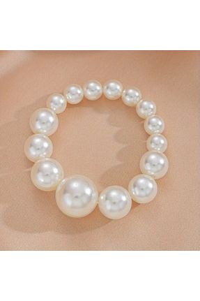 دستبند جواهر سفید زنانه مروارید Lucky Designs - کد 865409364