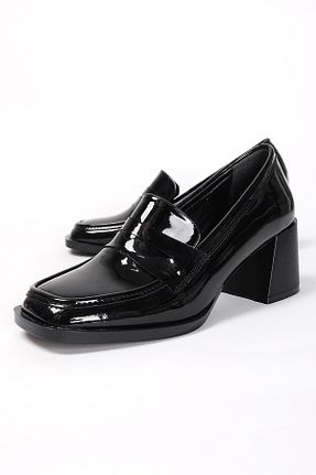 کفش لوفر مشکی زنانه چرم مصنوعی Liza Shoes - کد 865027689