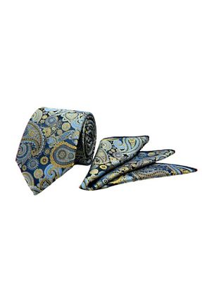 کراوات سرمه ای مردانه پارچه VENCHY - کد 865019946