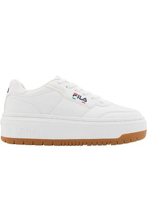 کفش اسنیکر سفید زنانه بند دار Fila - کد 865039823