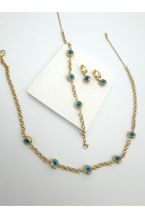 ست استیل طلائی زنانه استیل (فولاد) Inure Jewelry - کد 865041639