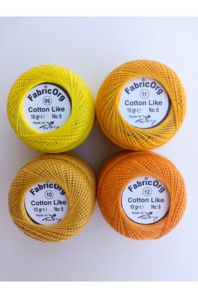 نخ گلدوزی نارنجی fabricorg - کد 262040423