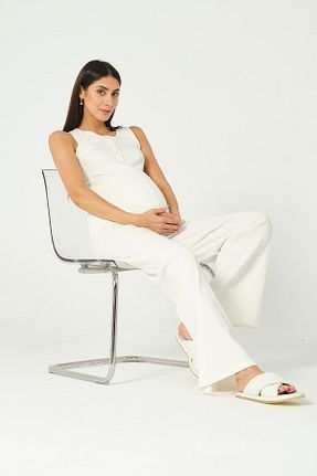 ست بالاتنه و پائین تنه بارداری سفید زنانه رگولار BUSA - کد 828391616