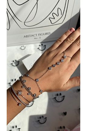 دستبند استیل (فولاد) زنانه استیل (فولاد) GAMZE - کد 865067035