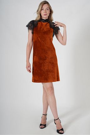 لباس نارنجی زنانه بافتنی YORSSTYLE - کد 79677717