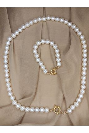 ست جواهر طلائی زنانه استیل ضد زنگ Romea - کد 865066699