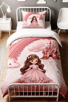 ست روتختی کودک و نوزاد صورتی پنبه ای Evpanya - کد 865066817