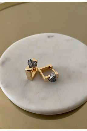گوشواره جواهر طلائی زیرکن Jerie - کد 683225774