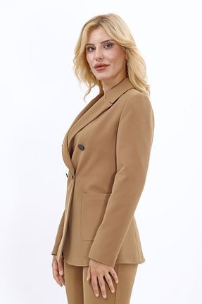 کت قهوه ای زنانه Comfort ÖNDER ÖZSOY - کد 865081283