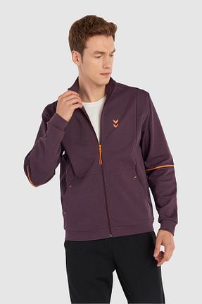 سوئیشرت بنفش مردانه ساده hummel - کد 849772665