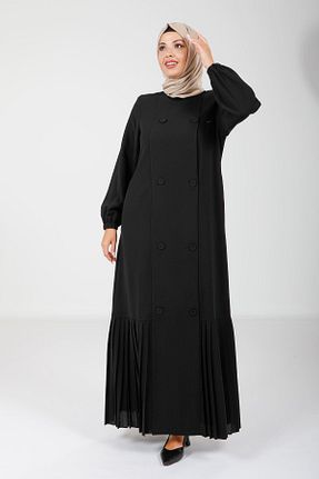 کلاه و ابایا مشکی زنانه پنبه ای Beyza - کد 865152219