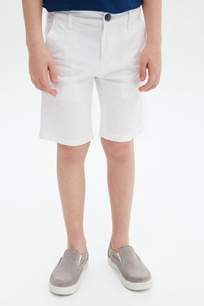 شلوارک و برمودا سفید بچه گانه پارچه Bikkembergs - کد 684243345