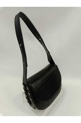 کیف دوشی مشکی زنانه چرم مصنوعی BERLİNA - کد 865152791