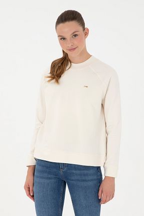 سوئیشرت بژ زنانه ساده U.S. Polo Assn. - کد 865155540