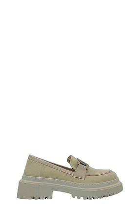 کفش لوفر بژ زنانه چرم مصنوعی Moulin Shoes - کد 755528873