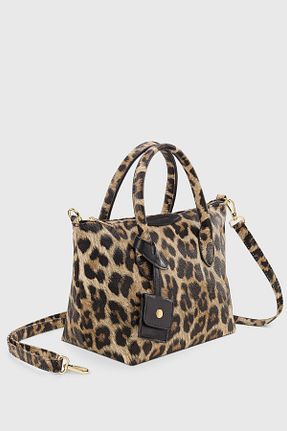 کیف دستی قهوه ای زنانه چرم مصنوعی Housebags - کد 865156059