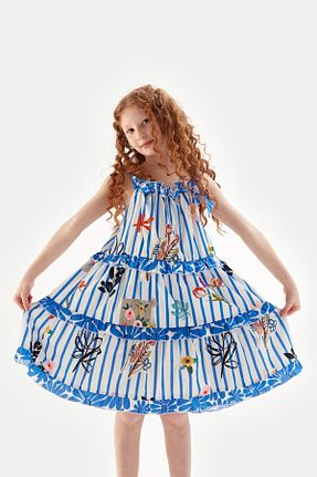 لباس آبی بچه گانه بافتنی Tyess - کد 708415396