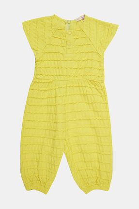سرهمی زرد بچه گانه آستین کوتاه GB Baby - کد 678430303