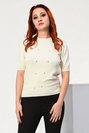 پلیور بژ زنانه Straight Lefon - کد 865168403