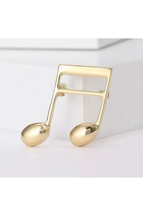 سنجاق سینه طلائی زنانه فلزی BİJUTERİX - کد 865181715