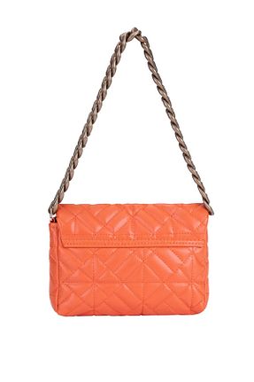 کیف دوشی نارنجی زنانه چرم مصنوعی Judour Bags - کد 884858308